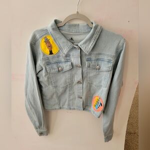 Disney Pixar Soul Long Sleeve Denim Jacket Womens Size Medium